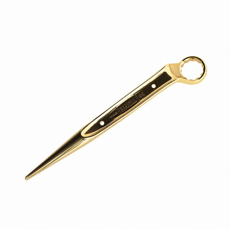 金井産業　ＴＯＮＥ シノ付めがねレンチ 金総磨き SMN-22S(36) ショート　<br /><span class="teika">定価：¥14,400</span>