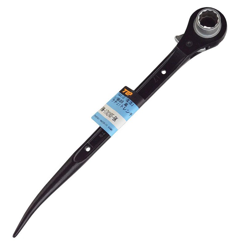 金井産業　ＴＯＰ マルキン印ラチェット 復活 黒 RM-17X21NSF-BK<br><span class="jan">4991347185054</span><br><span class="teika">定価：¥6,900</span>