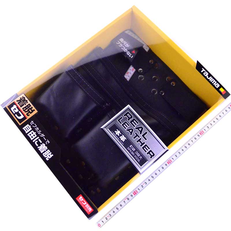ＴＪＭデザイン（ＴＡＪＩＭＡ）　着脱式腰袋Ｋ　釘袋３段大　SFKBK-KG3L