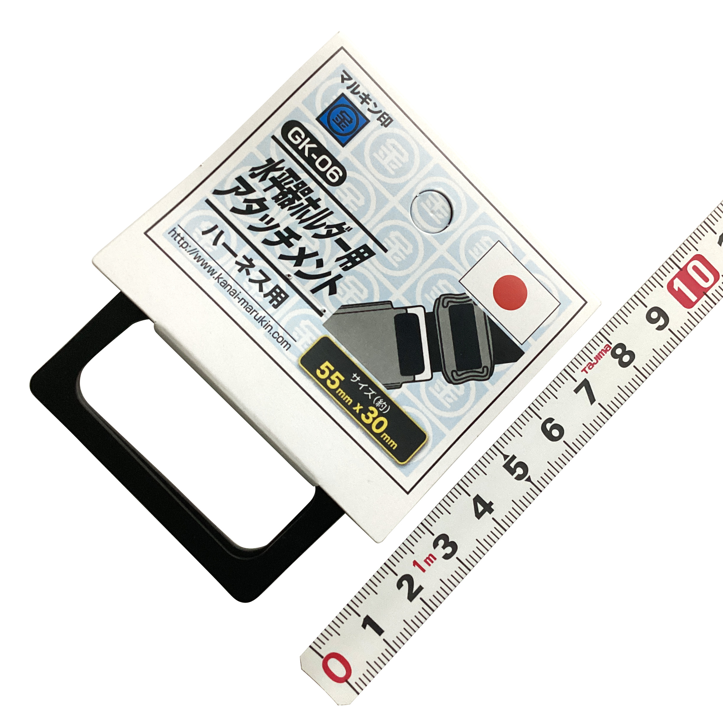 金井産業　マルキン印<br/>水平器ホルダー用アタッチメント<br/>GK-06(2入) ﾌﾞﾗｯｸ<br /><span class="teika"><span class="jan">4573209903336<br />定価：¥1160</span>