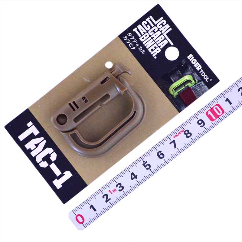 ＥＩＧＥＲＴＯＯＬ（アイガーツール）　タクティカルカラビナ　TAC-1DC　ﾃﾞｻﾞｰﾄｶﾗｰ