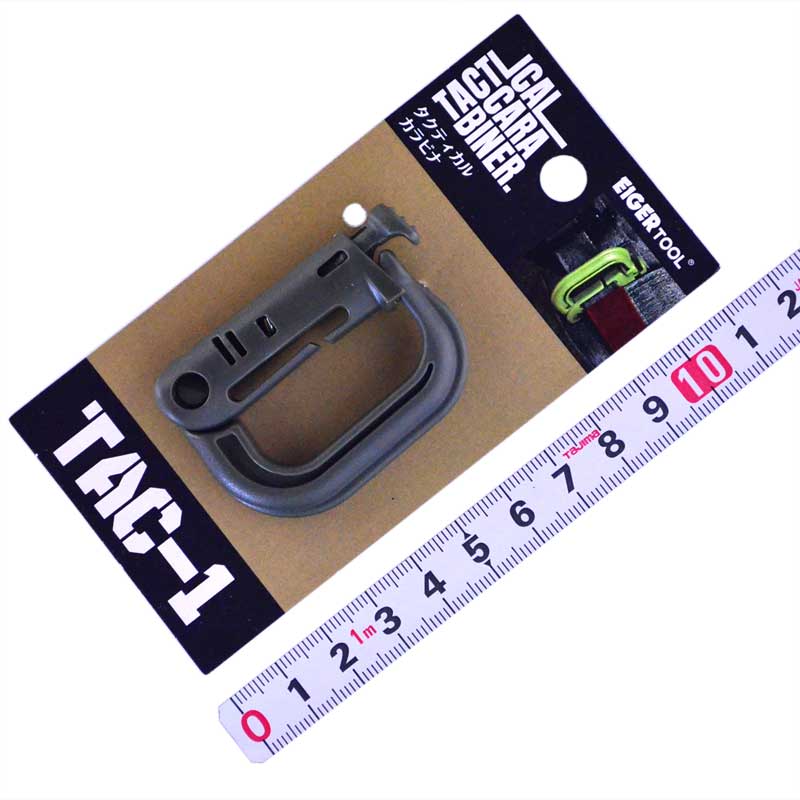 ＥＩＧＥＲＴＯＯＬ（アイガーツール）　タクティカルカラビナ　TAC-1FG　ﾌｫﾘｯｼﾞ