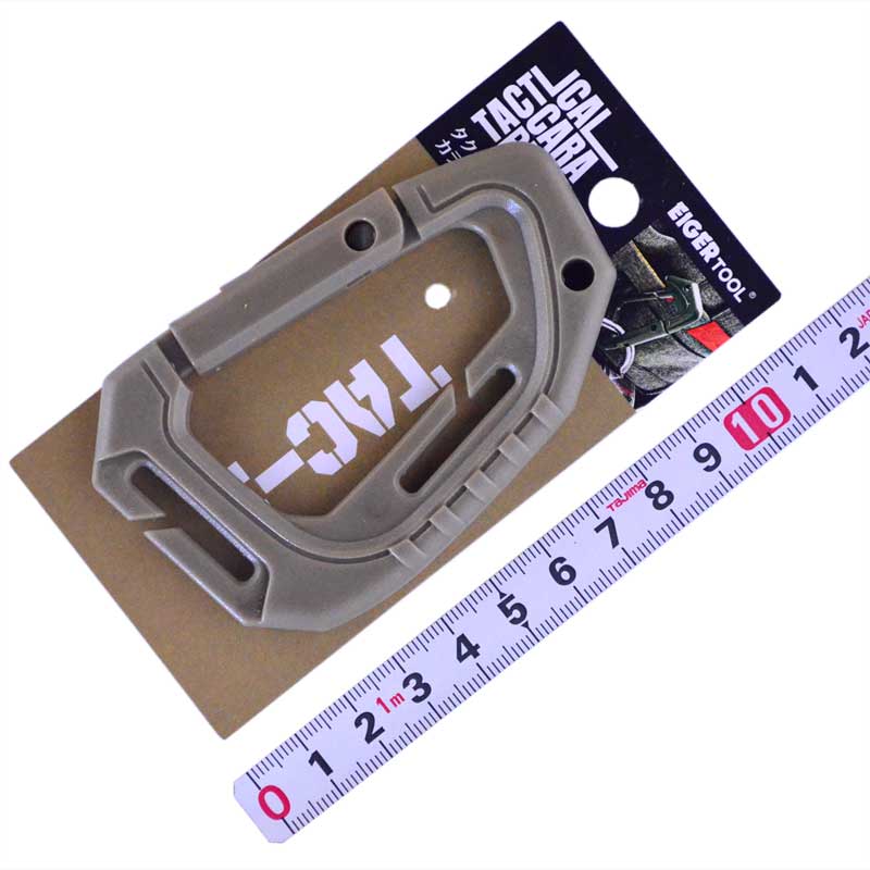 ＥＩＧＥＲＴＯＯＬ（アイガーツール）　タクティカルカラビナ　TAC-3KH　ｶｰｷｰ