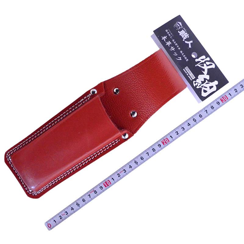 天寿刃物コーポレーション　本皮サック折鋸用　大（茶）　NO.70