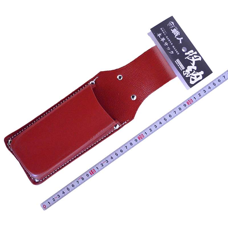 天寿刃物コーポレーション　本皮サック剪定鋏用　（茶）　NO.76