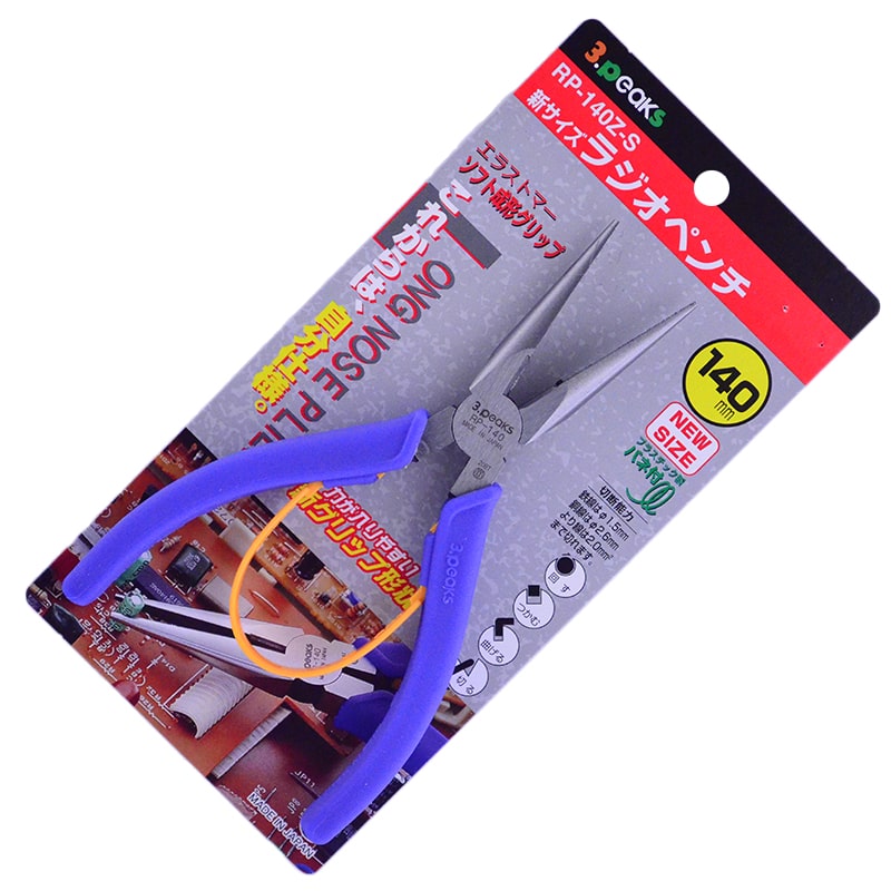 ３.Ｐｅａｋｓ（スリーピークス）　新サイズラジオペンチ　RP-140Z-S