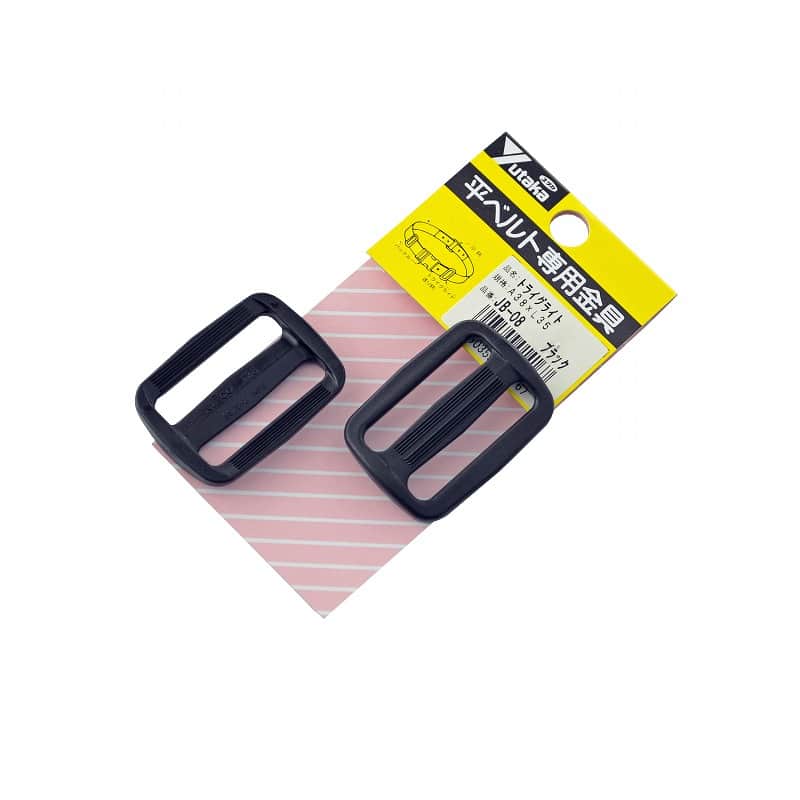 ユタカ 平ベルト専用金具 ＪＢ－０８ ブラック　３８Ｘ３５