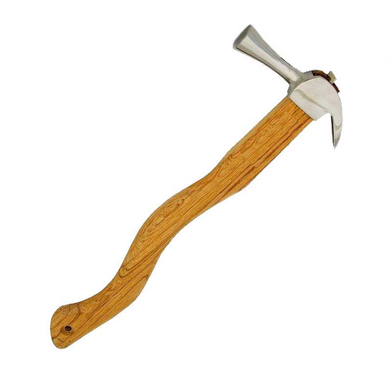 金井産業 マルキン印<br/>仮枠ハンマー　銀 止無 小<br/>蛇曲 450mm<br /><span class="jan">4573209900656</span><br /><span class="teika">定価：17,480円（税別）</span>