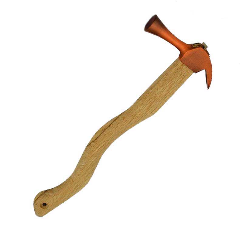 金井産業 マルキン印<br/>仮枠ハンマー　銅 止無 小<br/>蛇曲 450mm<br /><span class="jan">4573209900595</span><br /><span class="teika">定価：9,980円（税別）</span>