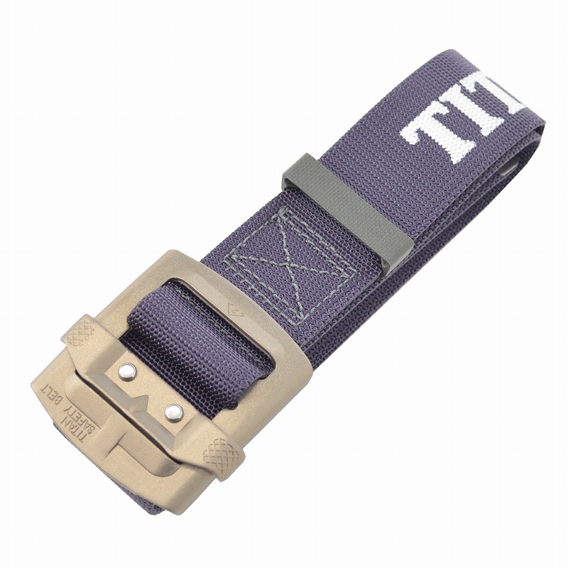 タイタン 匠魂 Ａ５ＤＡ－ＳＮＨ用胴ベルト 特注パープル ＴＩＴＡＮ　ロゴ入