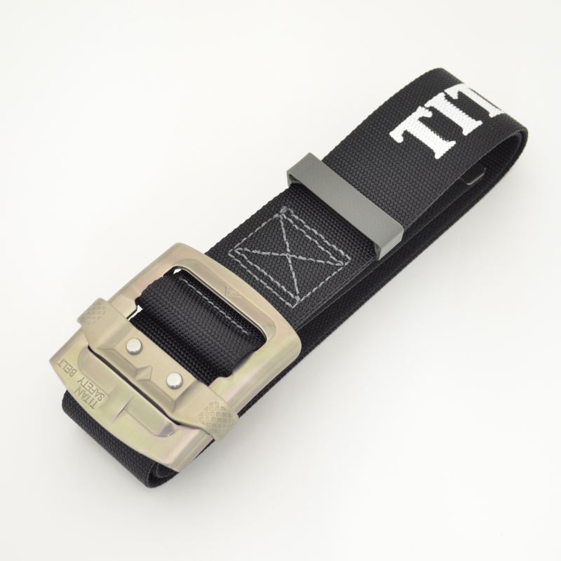 タイタン 匠魂 Ａ５ＤＡ－ＳＮＨ用胴ベルト ＢＬ　黒 ＴＩＴＡＮ　ロゴ入