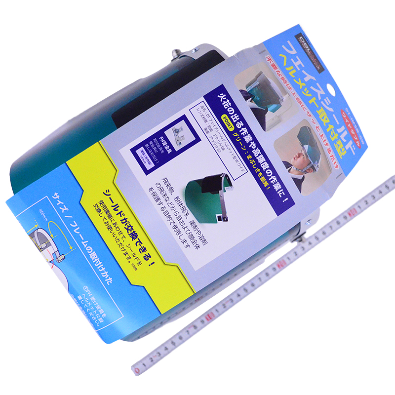 ＤＢＬＴＡＣＴ（三共コーポレーション）<br/>フェイスシールド　ヘルメット取付型　ワイドダブル型<br/>DT-HFSW-GW