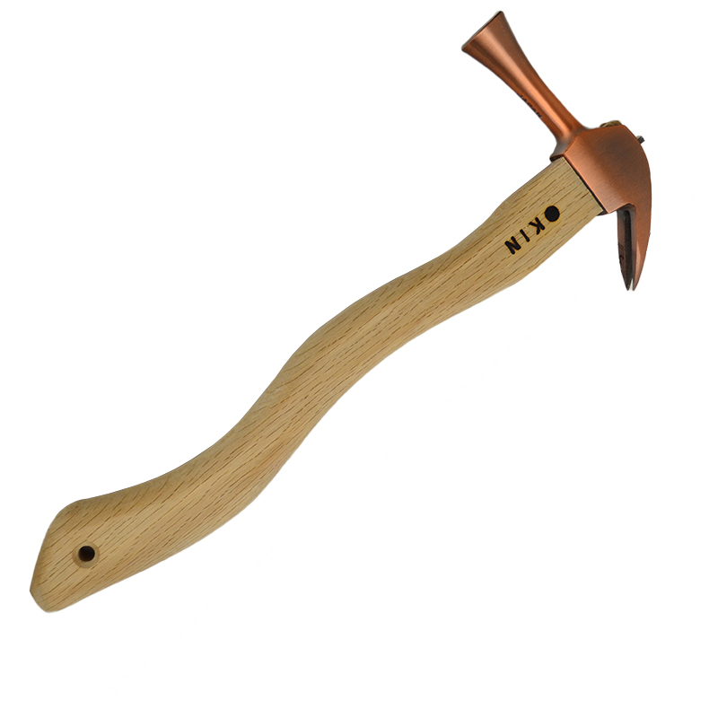 金井産業 マルキン印<br/>仮枠ハンマー　銅 止無 小<br/>蛇曲　350mm<br /><span class="jan">4573209904319</span><br /><span class="teika">定価：9,580円（税別）</span>