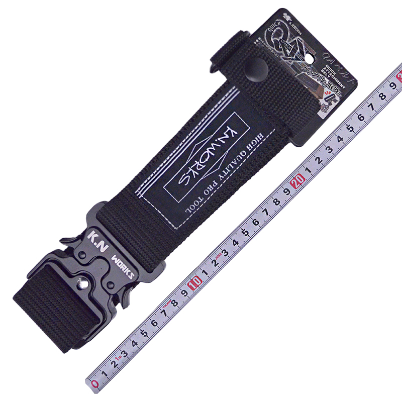 Ｋ．ＮＷＯＲＫＳ<br />ＱＡベルト<br />KN-QA125BK ﾌﾞﾗｯｸ