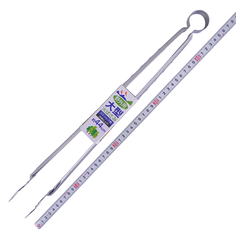 大泉金物<br/>野外用大型火ばさみ<br/>44ｃｍ