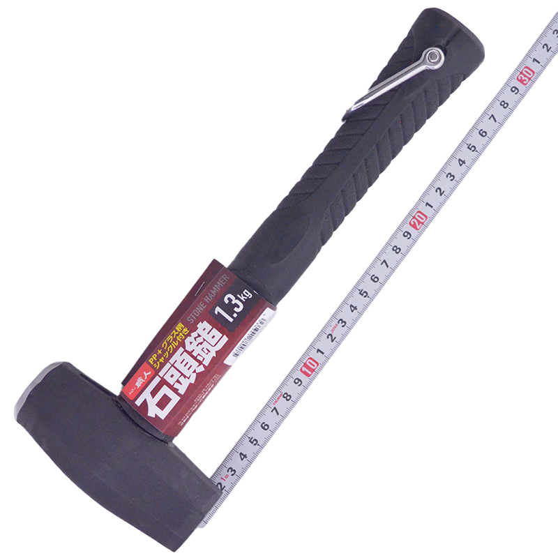 あんたが職人（天寿刃物）<br/>ＰＰ+グラス柄シャックル付き石頭鎚<br/>1.3KG