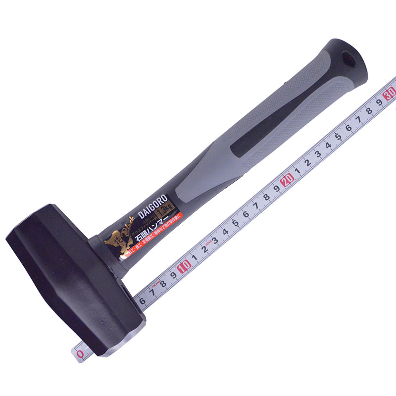 ＤＡＩＧＯＲＯ（コンヨ）<br/>グラスファイバー柄石頭ハンマー<br/>12320　1.3KG