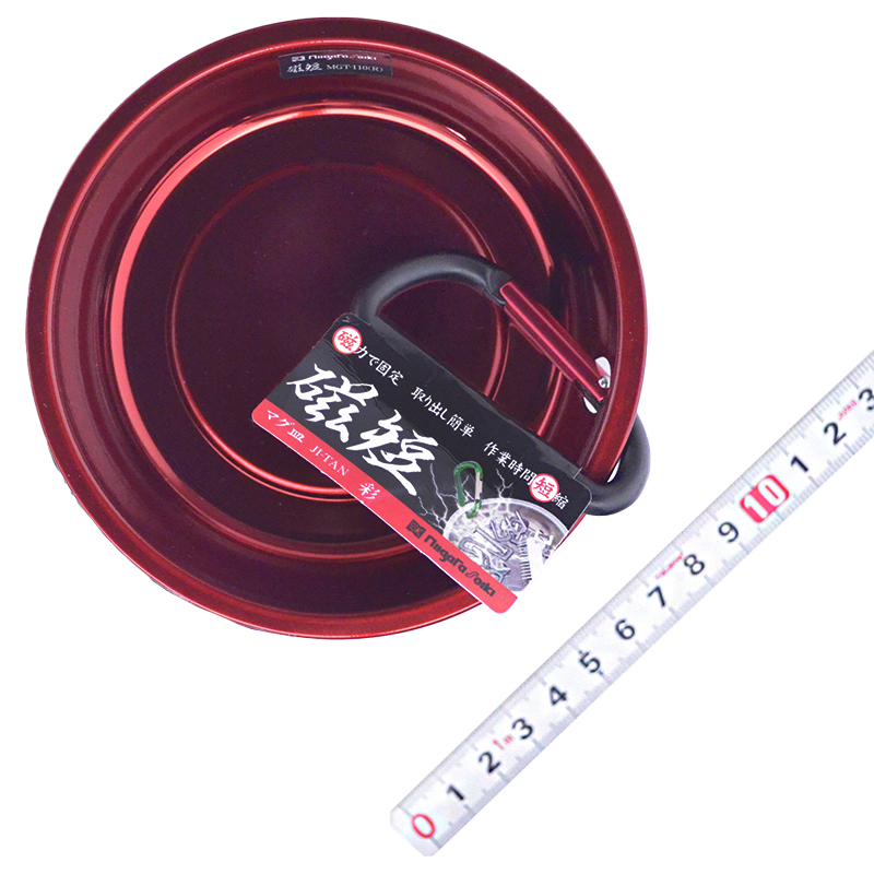 新潟精機（ＳＫ）<br/>マグ皿　磁短　　彩<br/>MGT-110（R)ﾚｯﾄﾞ