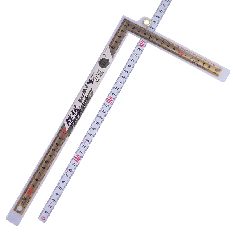 新潟精機（ＳＫ）<br/>金鷲　鎧護コート金曲尺　快段目盛　併用目盛<br/>GSHD-3010KD
