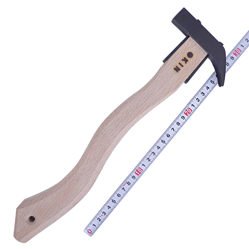 金井産業　マルキン印　<br>舞台屋鎚（ナグリ）<br/>角蛇曲 350mm ブラック<br /><span class="jan">4573209905750</span><br><span class=teika>定価：17,700円（税別）</span>