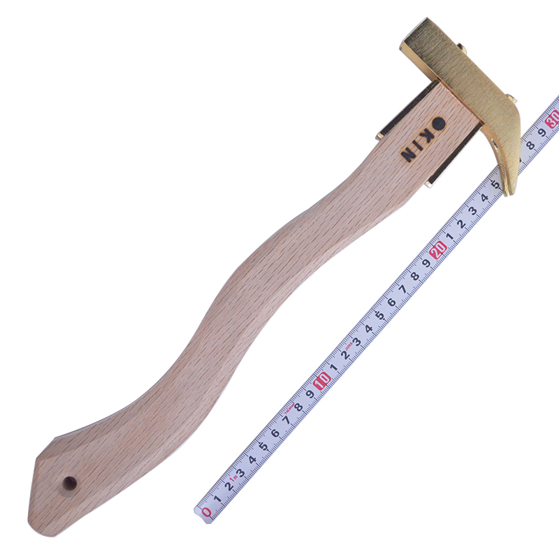 金井産業　マルキン印　<br>舞台屋鎚（ナグリ）<br/>角蛇曲 350mm ゴールド<br /><span class="jan">4573209905767</span><br><span class=teika>定価：17,000円（税別）</span>