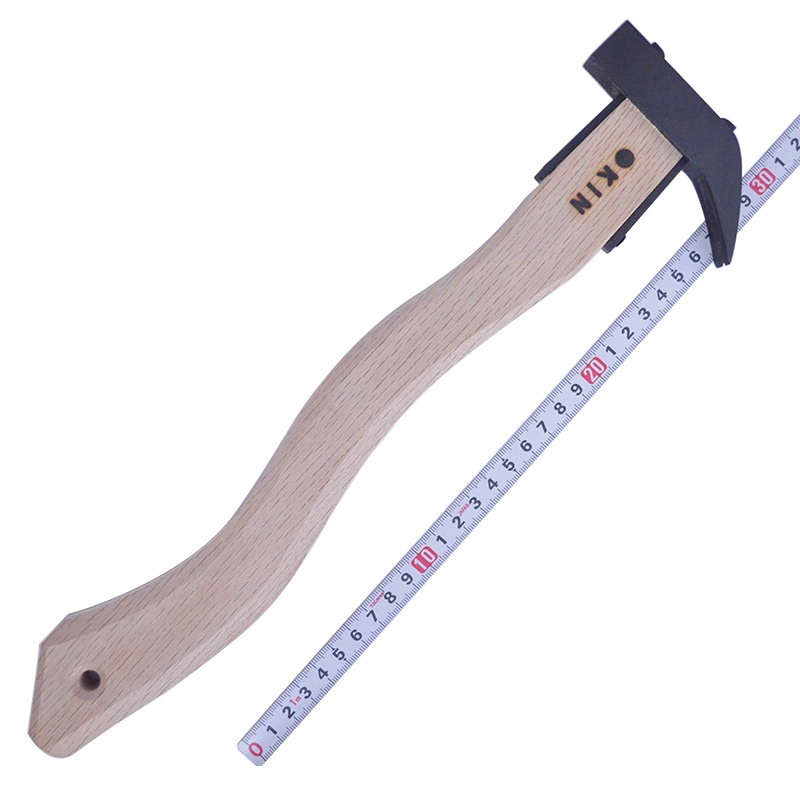 金井産業　マルキン印　<br>舞台屋鎚（ナグリ）<br/>角蛇曲 350mm ブラック ショートヘッド<br /><span class="jan">4573209905842</span><br><span class=teika>定価：20,400円（税別）</span>