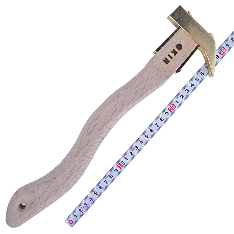 金井産業　マルキン印　<br>舞台屋鎚（ナグリ）<br/>蛇曲 350mm ゴールド ショートヘッド<br /><span class="jan">4573209905828</span><br><span class=teika>定価：19,300円（税別）</span>