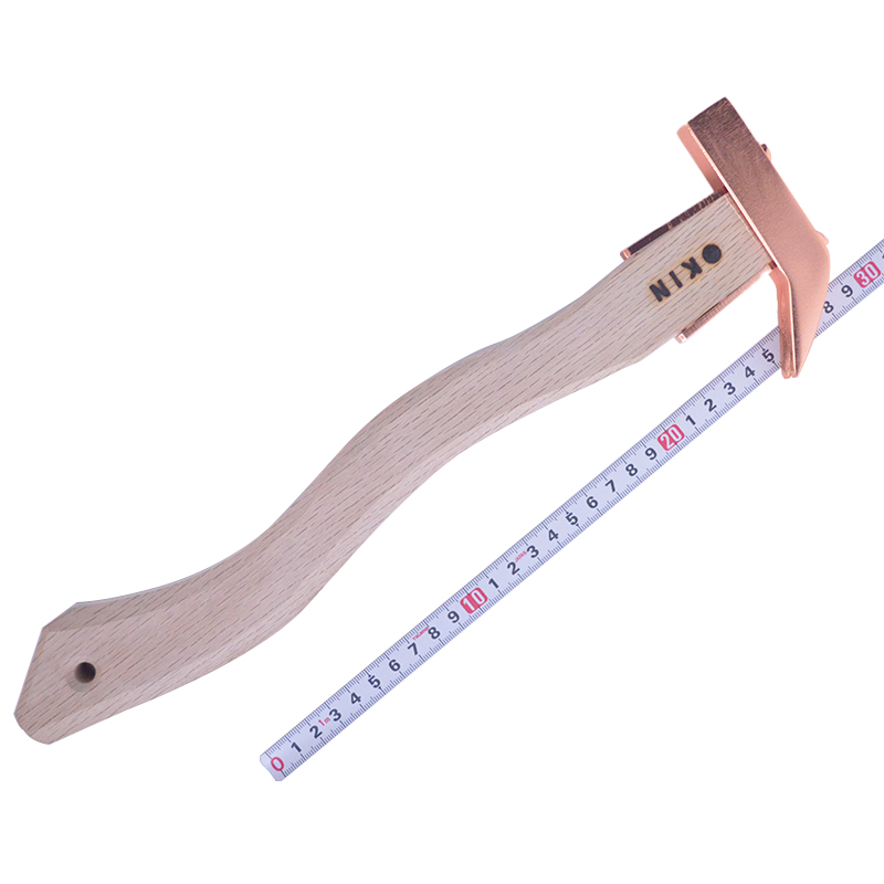 金井産業　マルキン印　<br>舞台屋鎚（ナグリ）<br/>角蛇曲 350mm ブロンズ<br /><span class="jan">4573209905774</span><br><span class=teika>定価：17,000円（税別）</span>
