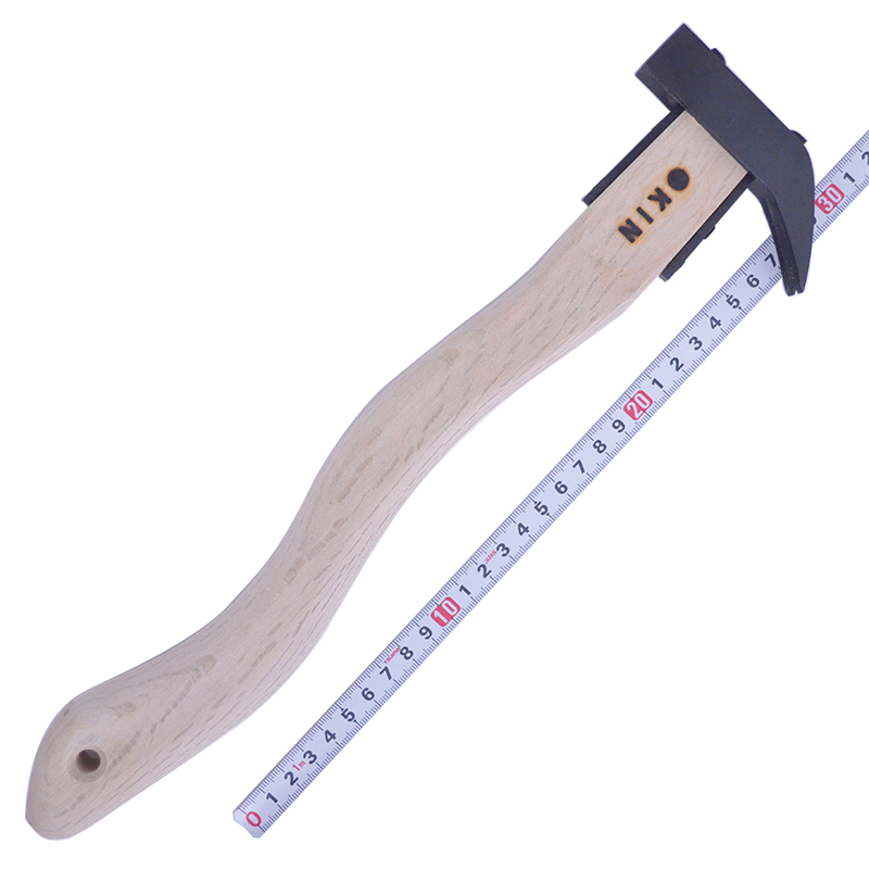 金井産業　マルキン印　<br>舞台屋鎚（ナグリ）<br/>蛇曲 350mm ブラック ショートヘッド<br /><span class="jan">4573209905811</span><br><span class=teika>定価：20,000円（税別）</span>