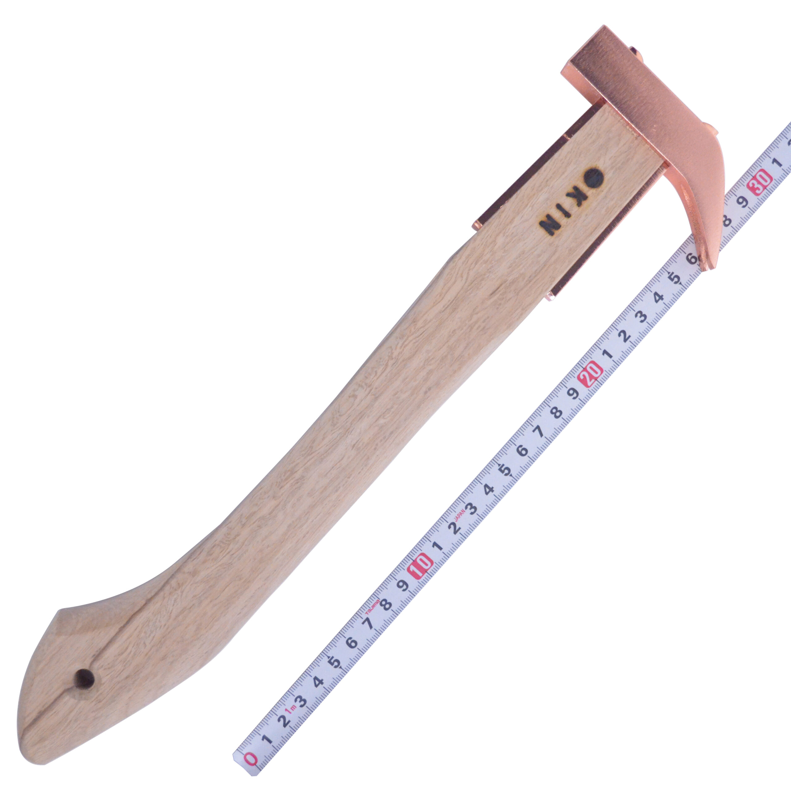 金井産業　マルキン印　<br>舞台屋鎚（ナグリ）<br/>真直 350mm ブロンズ ショートヘッド<br /><span class="jan">4573209905897</span><br><span class=teika>定価：19,300円（税別）</span>