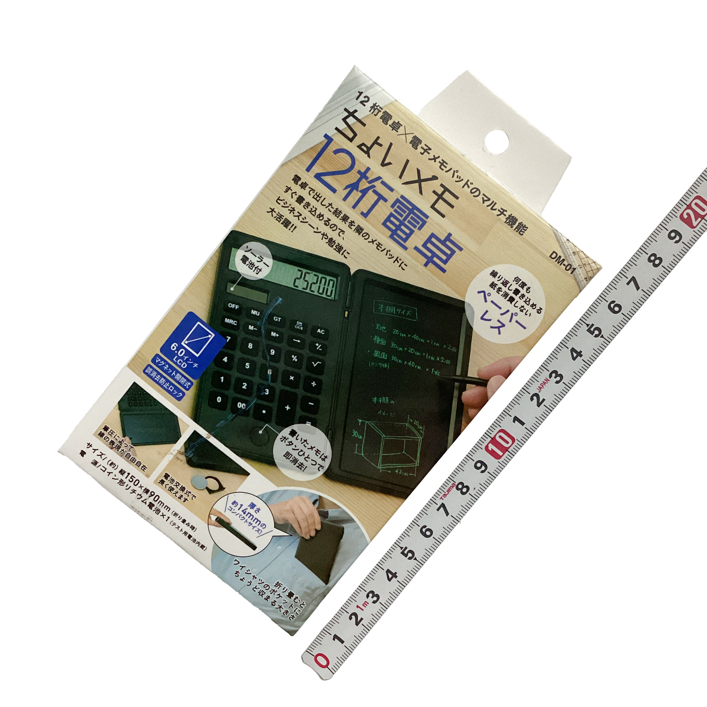 カクセー<br/>ちょいメモ１２桁電卓<br/>DM-01
