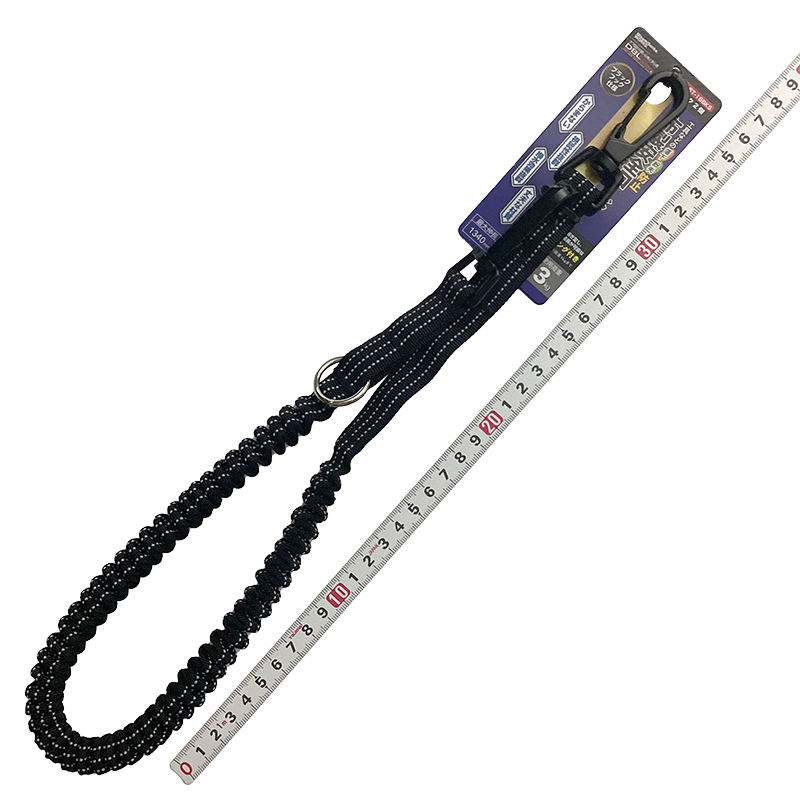 DBLTACT（三共コーポレーション）<br />ブラックフック仕様布製安全コード<br />DT-ST-16BKS