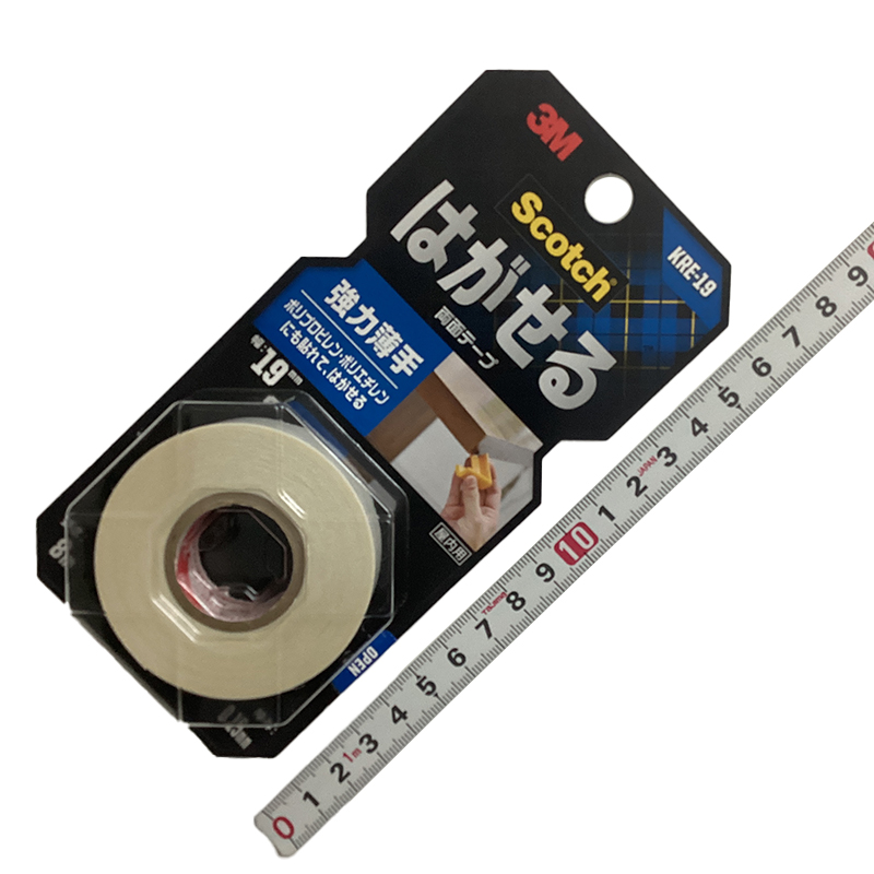 ３Ｍ（Ｓｃｏｔｃｈ）<br/>はがせる両面テープ　強力薄手<br/>KRE-19