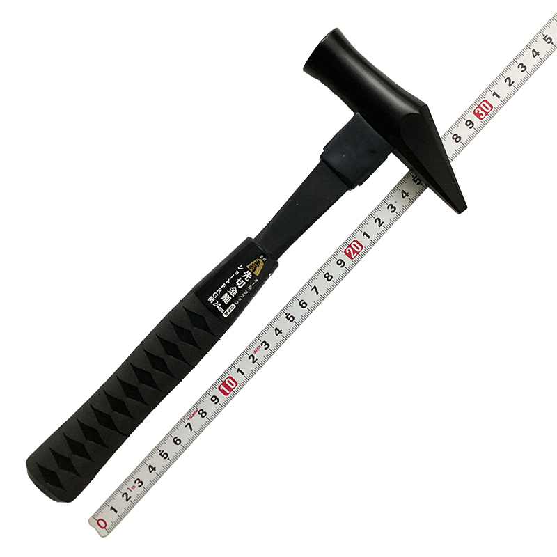 王将（須佐製作所）<br/>ショートＦＲＧ柄先切金鎚<br/>24ｍｍ ｵｰﾙﾌﾞﾗｯｸ先切玄能
