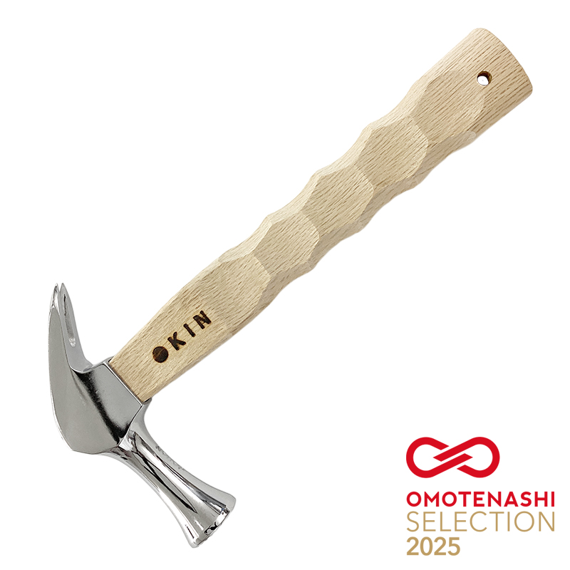 金井産業 マルキン印<br/>仮枠ハンマー ミラー 止付 小<br/>名栗ショート 250mm<br /><span class="jan">4573209906382</span><br /><span class="teika">定価：13,800円（税別）</span>