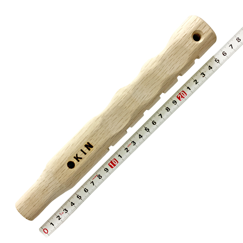 金井産業　マルキン印　<br>樫・石頭（アシバ）ハンマー柄<br/>250MM 楕円 ｼｮｰﾄ<br /><span class="jan">4573209906160</span><br><span class=teika>定価：5,000円（税別）</span>