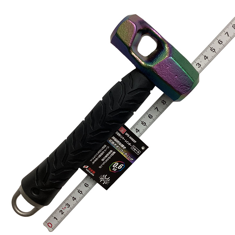 SK11(藤原産業）<br>足場用ハンマー　レインボー　ショート<br>SPD-AH06SP