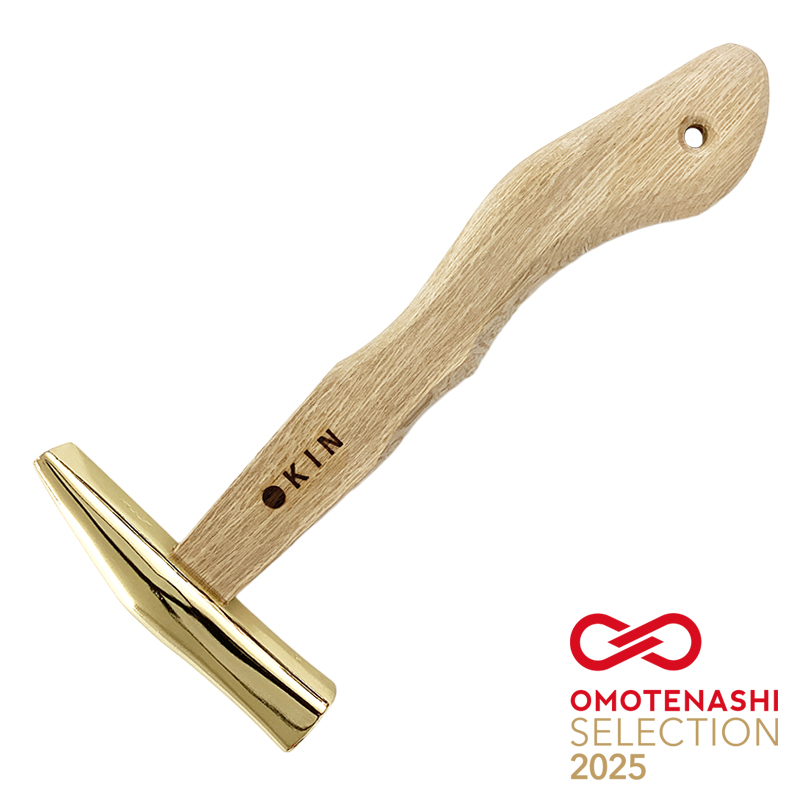 金井産業　マルキン印　<br>板金ハンマー<br/>ステン武力屋21 蛇曲ｼｮｰﾄ 250mm ｺﾞｰﾙﾄﾞ<br /><span class="jan">4573209906108</span><br><span class=teika>定価：14,240円（税別）</span>