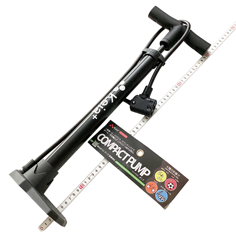 Keia<br>空気入れ 自転車 コンパクト ポンプ <br>KP-101BK