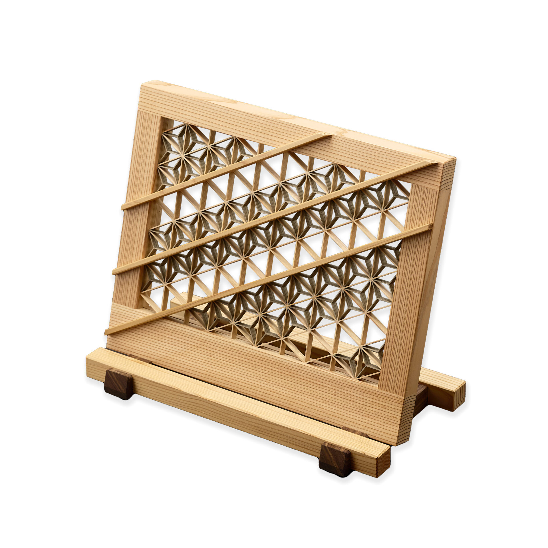 【庖斬巴】　組子の座-ZA-　麻の葉　IK-011　<br>定価：117,000円