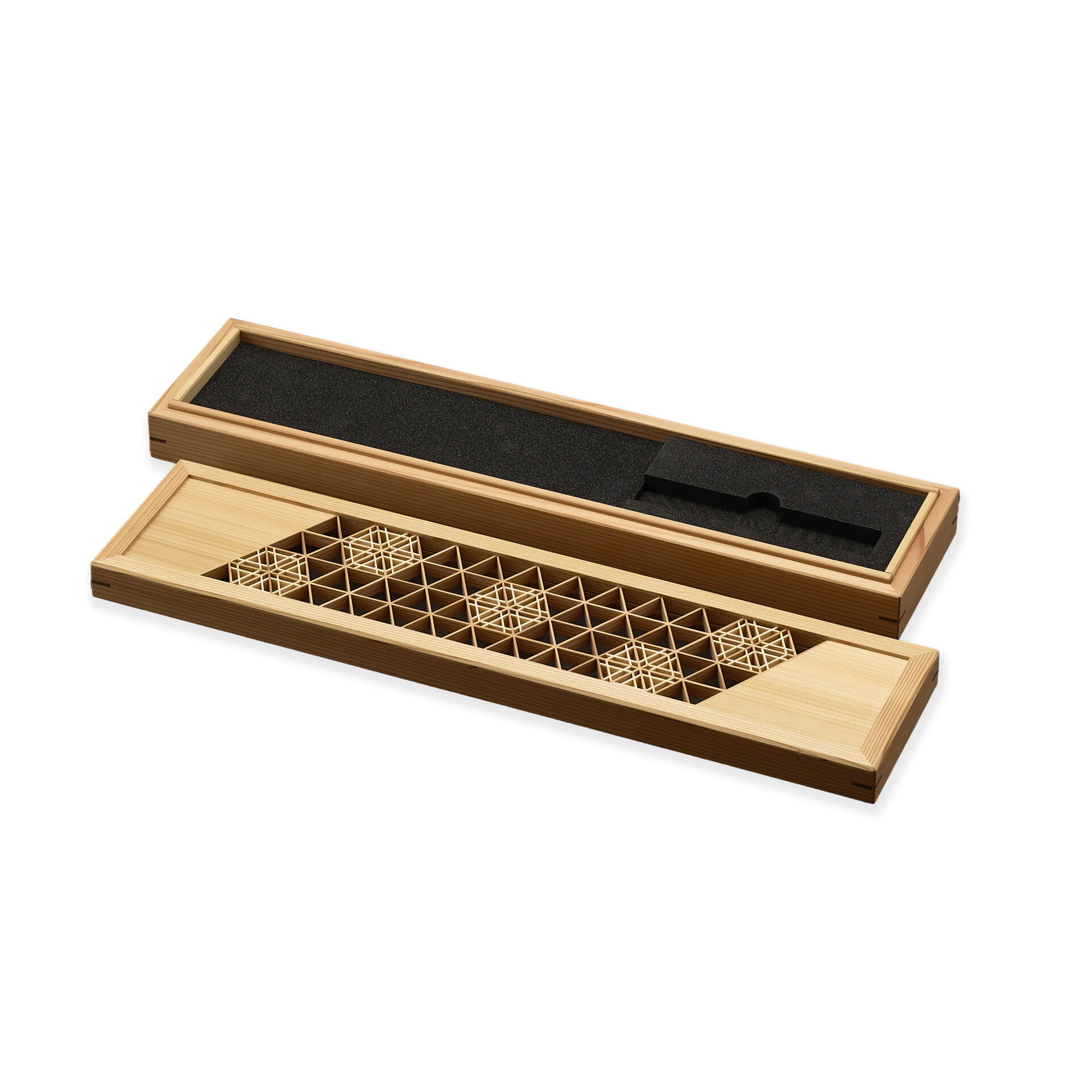 【庖斬巴】　組子の匣-HAKO-　1丁入　胡麻　IK-014　<br>定価：56,000円