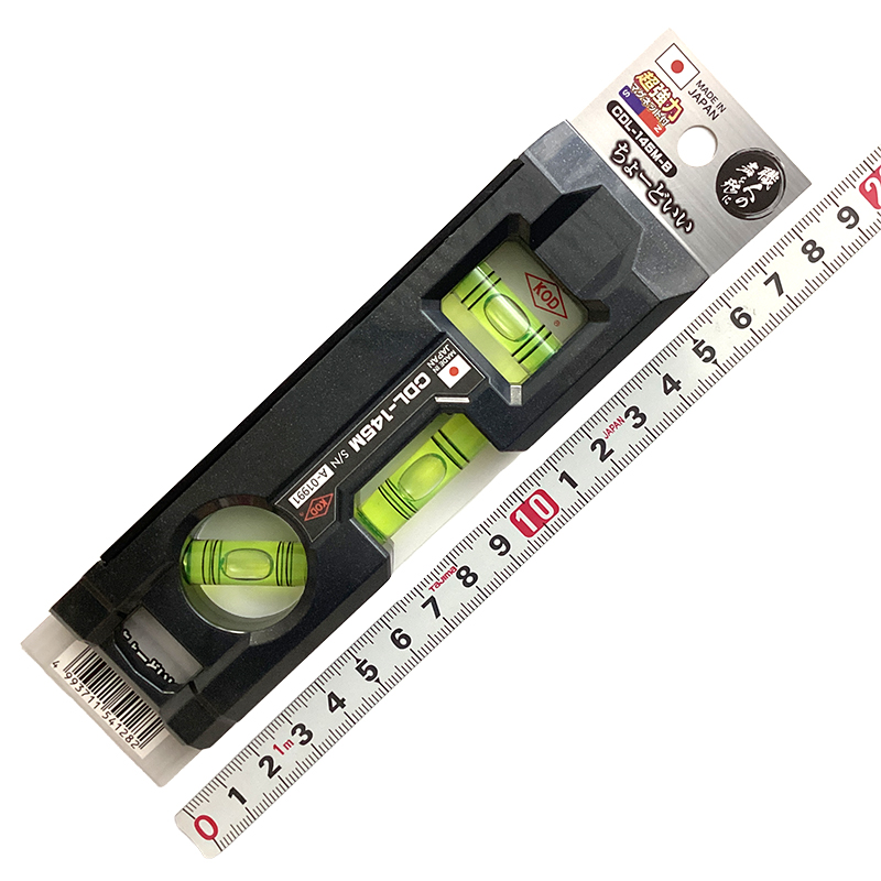 KOD（アカツキ製作所）<br>ちょーどいい　水平器<br>CDL-145M-B