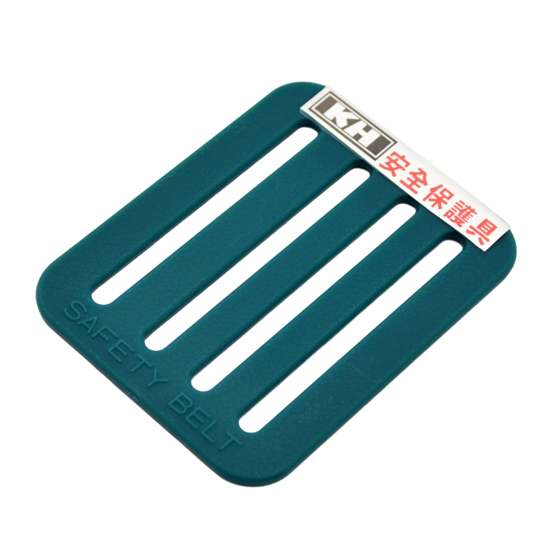 基陽（KH）<br>樹脂製 ４穴６０ｍｍ幅用Ｄ環止<br>４６９－４　グリーン