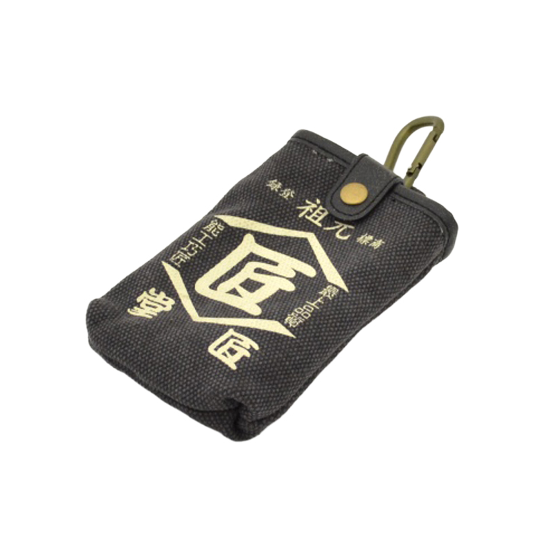 コヅチ<br>匠堂 スマフォケース 黒 カラビナ付<br>TD-09BK